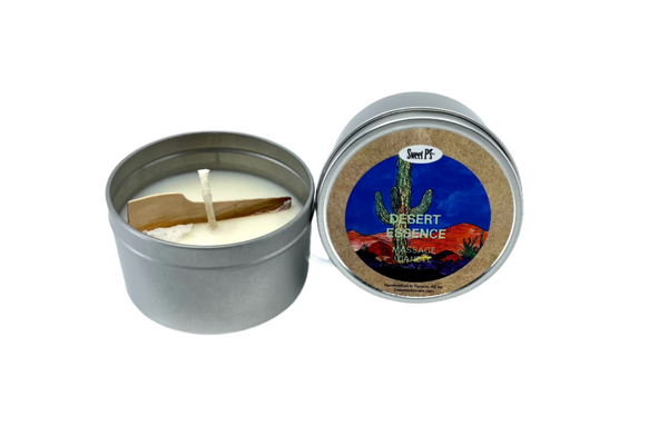 Massage Candle - Desert Essence Blend - Scents of the Desert