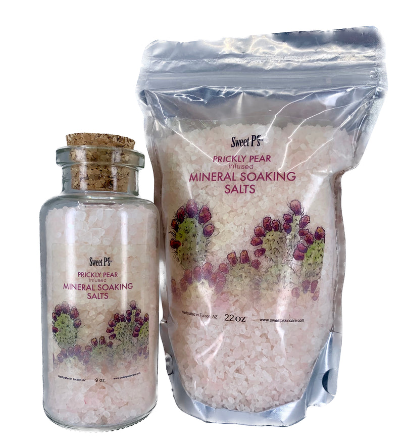 Mineral Soaking Salts - Antioxidant Prickly Pear