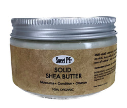 Solid Organic Shea Butter - Fragrance Free