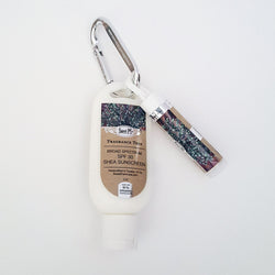 jojoba Sunscreen-Lip Balm Carabiner - Jojoba Fragrance Free