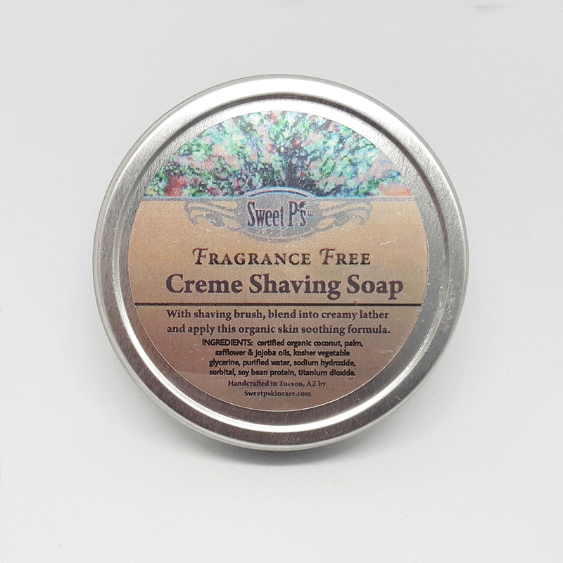 Creme Shaving Soap - Fragrance Free