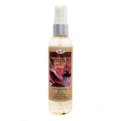 Skin softening dry oil spray is made with certified organic jojoba oil.