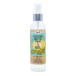This moisturizing dry oil spray smells like citrus and sage and is made with certified organic jojoba oil. Leaves skin feeling soft and smoot, and protected from the sun with SPF 15.