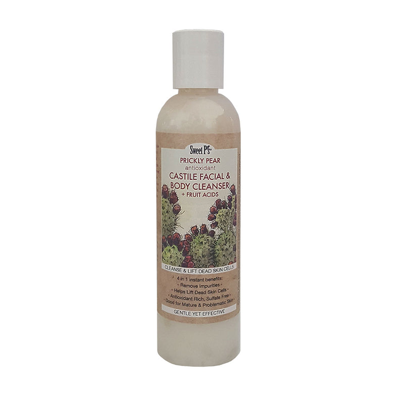 castile organic face and body cleanser with fruit acids