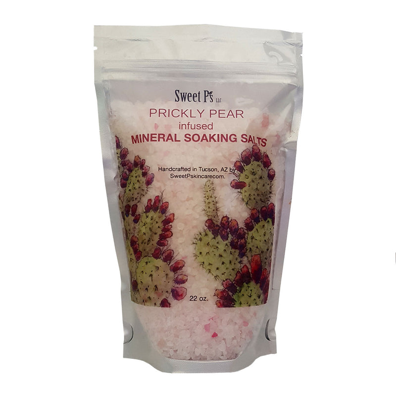 Mineral Soaking Salts - Antioxidant Prickly Pear
