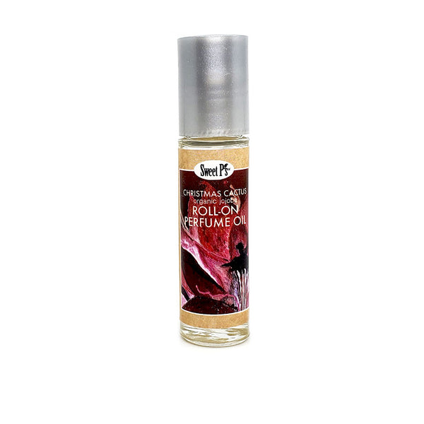 christmas cactus perfume oil has an earthy, sharp, floral scent with notes of neroli and sandalwood