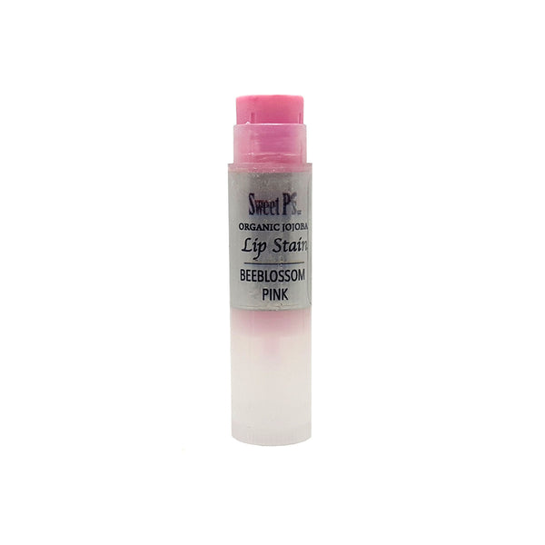 Organic Jojoba Lip Stain SPF15 - Beeblossom Pink