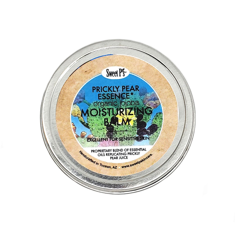 Awesome moisturizing prickly pear balm. Hand crafted and made with certified organic jojoba oil and shea butter.